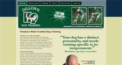Desktop Screenshot of dillonsdogtraining.com